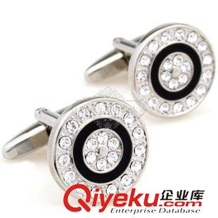 水晶 【外貿(mào)袖扣】gd袖扣-綠色水晶袖扣 AE1158 鑲嵌工藝