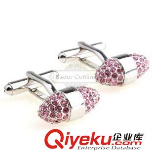 水晶 【袖扣現貨 袖扣批發】多色圓形袖扣 AE1210 鑲嵌工藝
