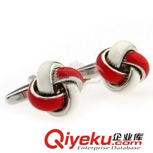 麻花 【袖扣混批 男士袖扣】袖扣廠家-銀色麻花袖扣 AE6757 金屬光面