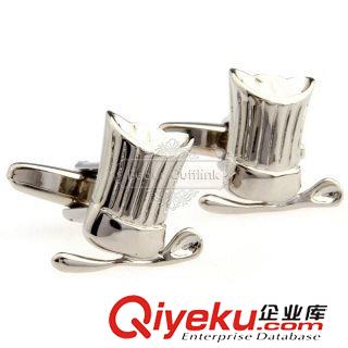 食物 【飾品配件】袖扣usb-銀色帽子和勺子袖扣 AE0481 金屬工藝