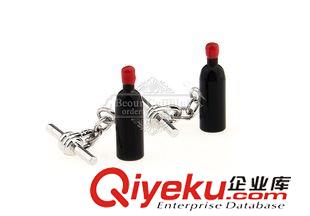 玩具模型 酒瓶 黑色 袖扣 - DA1627原始圖片2