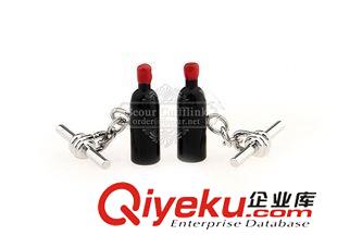 玩具模型 酒瓶 黑色 袖扣 - DA1627原始圖片3