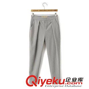★10月9號(hào)新款更新 2015秋冬新品 專(zhuān)柜款羊毛呢料百搭純色中長(zhǎng)款一?？垴R甲 女裝上衣