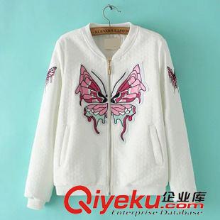 ★9月14號新款更新 2015秋季新款圓領七分袖PU皮中長款修身風衣皮衣外套 女 F29247