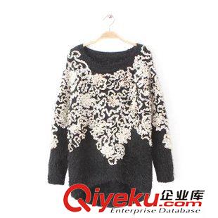★9月12號新款更新 韓版高工藝手工立體花瓣裝飾套頭毛衣女式針織衫  上衣女裝原始圖片2