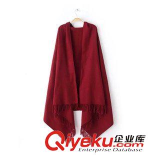 ★9月10號新款更新 2015秋張辛苑明星同款中國風(fēng)復(fù)古仿羊絨流蘇大披肩圍巾 女原始圖片3