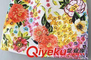 ◆短裙 2015春季新品大花朵定位印花A字半身裙包臀短裙迷你裙  D193174原始圖片3