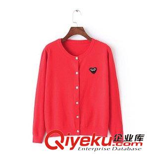 ★9月4號(hào)新款更新 2015秋季新款條紋單口袋短款長(zhǎng)袖套頭針織毛衣 女上衣 D39049