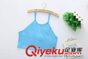 ◆吊帶/小背心 2015夏季新款歐美風多色系帶短款背心露背修身小吊帶 女 G37218原始圖片2