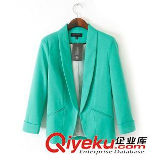 ◆西裝/西服 E21440 歐洲站專柜款糖果色修身顯瘦西服女西裝外套上衣