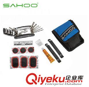 修車工具 SAHOO 21042 多功能自行車內六角組合工具 單車騎行補胎工具包原始圖片3