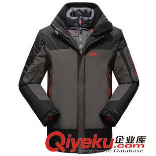 冲锋衣 4191批发定制工作服冬季三合一冲锋衣男户外女羽绒棉内胆登山服