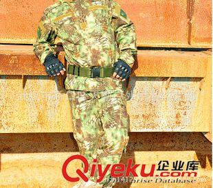 外軍迷彩服 新式叢林蟒紋迷彩服套裝 特種兵迷彩CS戰(zhàn)術(shù)服 軍迷服飾 新品原始圖片3