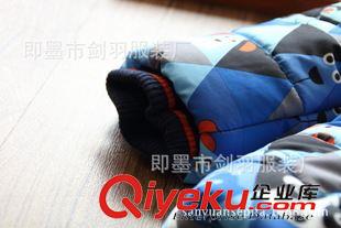 10月新品 外贸童装批发 卡通系 15冬款儿童连帽羽绒棉加厚棉服棉袄