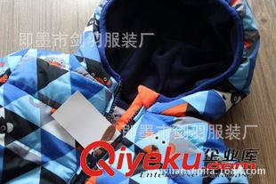 9月份新品 外貿童裝批發 卡通系 15冬款兒童連帽羽絨棉加厚棉服棉襖原始圖片2
