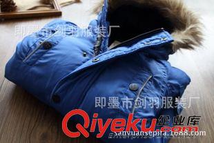 棉衣/羽絨服類 外貿原單童品 15年專柜冬款兒童加厚連帽棉襖棉服真毛領 品質超贊原始圖片3