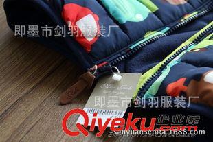 棉衣/羽絨服類 外貿童裝批發 15冬款兒童連帽加厚款內夾絲綿冬款棉服棉襖原始圖片3