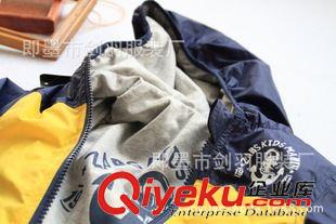 上衣 歐單15秋優品防風防雨綢兒童男女童防風衣外套夾克 正反兩面穿原始圖片3