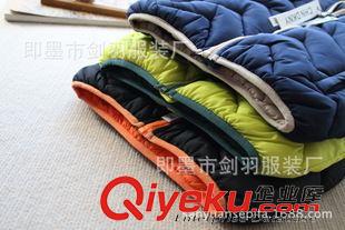 上衣 外貿童裝2015秋兒童男女童夾絲棉加厚棉馬甲面包服（帽子可隱藏原始圖片3