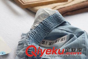 六月新品{dy}季 淺色系童夏優(yōu)品 夏季兒童男女童薄款水洗牛仔長褲 褲腳收口