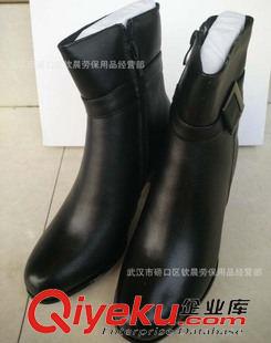 常服皮鞋 皮靴 07A干部常服毛皮鞋/女士制式皮鞋/女干部常服絨皮靴/中筒保暖皮鞋