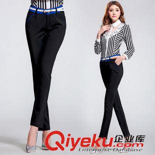 休閑褲 實拍 1508#新款長褲休閑褲 時尚小腳褲糖果色 女褲彩色褲子原始圖片2