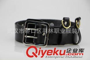 腰帶 zp07特戰黑色雙排扣牛皮腰帶06特種兵牛皮特勤內外腰帶腰