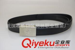 腰帶 批發保安內腰帶 保安服皮帶 自動扣可調節皮帶 小區物業保安皮帶原始圖片2