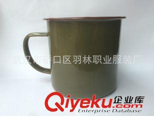 軍訓(xùn)服裝 綠色口杯 9厘米搪瓷口杯 軍訓(xùn)杯子