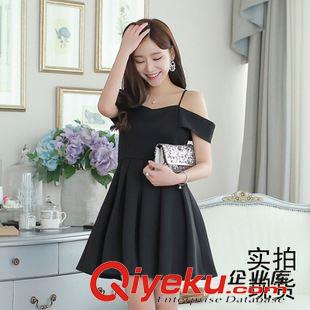 2015年7月新款 實拍2015夏女韓版修身圓領(lǐng)大碼連衣裙鏤空領(lǐng)性感修身連衣裙短