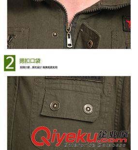 戶外休閑系列 春秋工作服套裝男長袖 帆布汽修工服機修勞保服套裝春秋外套 批發(fā)原始圖片3