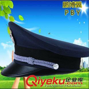 帽子專區(qū) 鵬博翼廠家批發(fā)保安大檐帽 新式保安大檐帽超值新款保安帽子批發(fā)