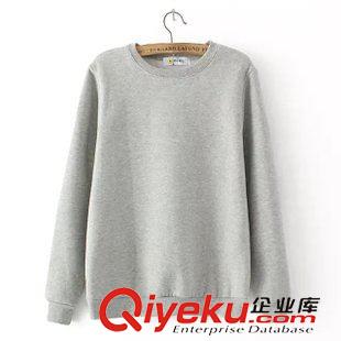 長袖T恤/衛(wèi)衣 2015新款韓版時(shí)尚秋季款后背女孩衛(wèi)衣套頭衛(wèi)衣加絨加厚女廠家直銷原始圖片2