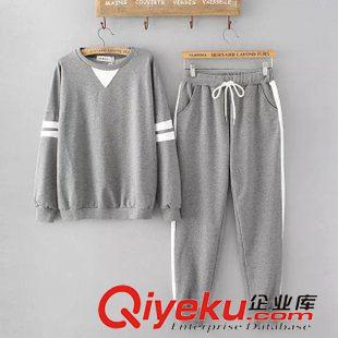 運(yùn)動(dòng)專區(qū) 2105新款韓版時(shí)尚休閑衛(wèi)衣運(yùn)動(dòng)套裝秋季套裝女廠家直銷誠招代理原始圖片2