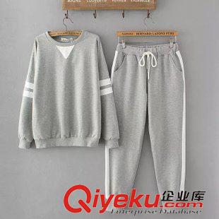 運(yùn)動(dòng)專區(qū) 2105新款韓版時(shí)尚休閑衛(wèi)衣運(yùn)動(dòng)套裝秋季套裝女廠家直銷誠招代理原始圖片3