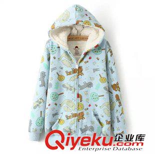未分類(lèi) 2015新款女士棉服韓版時(shí)尚動(dòng)物園棉衣連帽韓版小棉襖廠家直銷(xiāo)原始圖片2