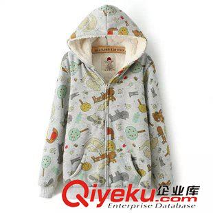 未分類(lèi) 2015新款女士棉服韓版時(shí)尚動(dòng)物園棉衣連帽韓版小棉襖廠家直銷(xiāo)原始圖片3