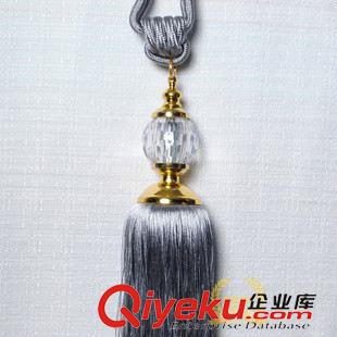 掛球 窗簾花邊 窗簾輔料批發 流蘇綁帶 裝飾吊穗 單水晶掛球原始圖片3