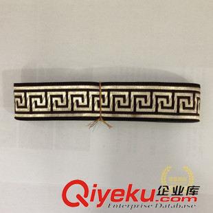 精致小邊 【樓蘭】窗簾花邊配件輔料裝飾 提花邊 織帶 3.3公分長城邊tj原始圖片2