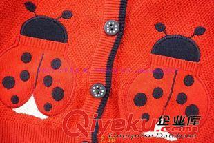 2015年新款（下半年） 外貿童裝批發(fā) 新款甲殼蟲毛衣全棉線衣開衫 童針織衫批發(fā)
