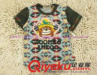 2015年新款（上半年） ZOOMIC 日單原單 童T恤 正品 和風系列 14年夏款新品 短袖T