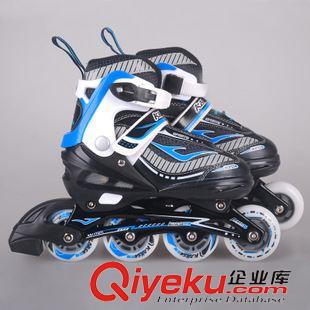 溜冰鞋 七天文體 狂神PU輪鋁合金支架 輪滑鞋單剎車可調(diào)節(jié) 溜冰鞋 旱冰鞋原始圖片2