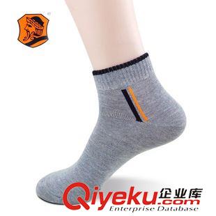 運(yùn)動襪 金盾品牌5483精梳棉透氣吸汗運(yùn)動襪 提花減震底全棉男士襪子批發(fā)