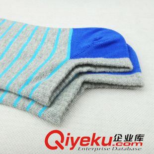 船襪 新款 精梳棉時尚炫彩條紋短筒舒適透氣百搭男士商務運動襪2689原始圖片3