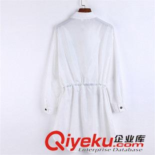 未分類 2015秋季韓國明星同款防風衣中長款外套刺繡貼牌棒球服情侶防曬衣