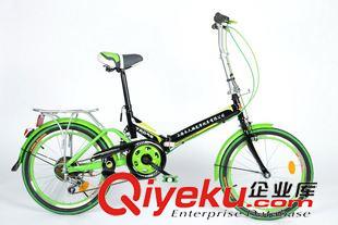 上海{yj}麟龍 神鷹_{yj}_20變速彩胎 20寸折疊自行車通勤校園男女生通用車原始圖片3