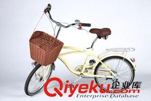 飛行DTFLY 飛行沙灘車_內三速 休閑自行車高碳鋼雙V剎飛行沙灘車女生車原始圖片2