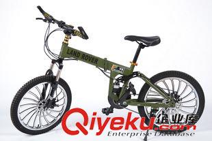 400-499元 路虎_鉅慕_20一體輪 20寸山地車升級(jí)款20英寸折疊自行車碳鋼車架原始圖片2