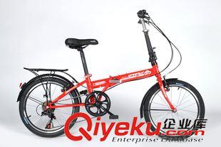 400-499元 飛行曼妮 折疊自行車20寸小車鋁合金車架雙V剎女生通勤校園車