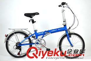 400-499元 飛行曼妮 折疊自行車20寸小車鋁合金車架雙V剎女生通勤校園車原始圖片2
